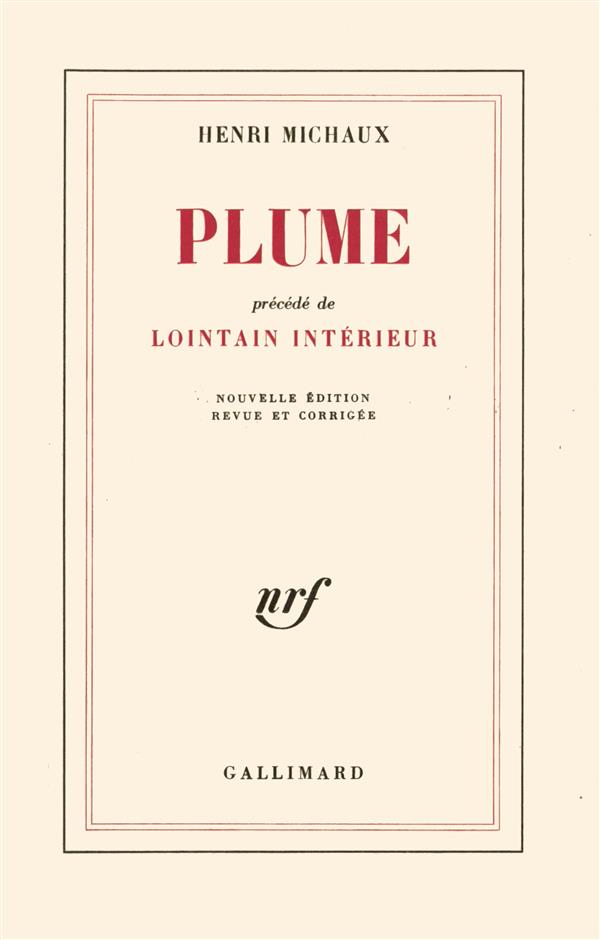 PLUME / LOINTAIN INTERIEUR
