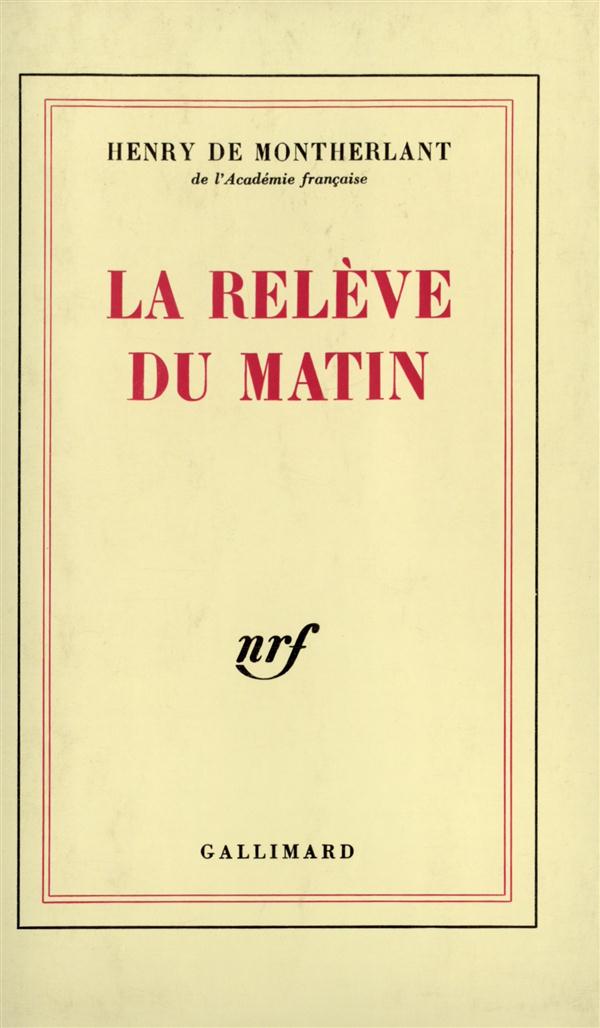 LA RELEVE DU MATIN