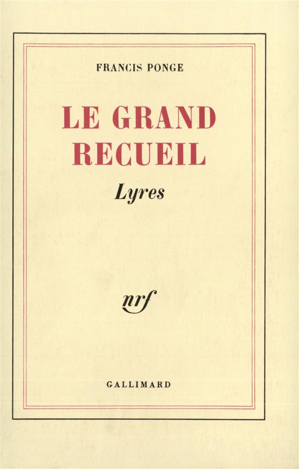 LE GRAND RECUEIL (TOME 1)
