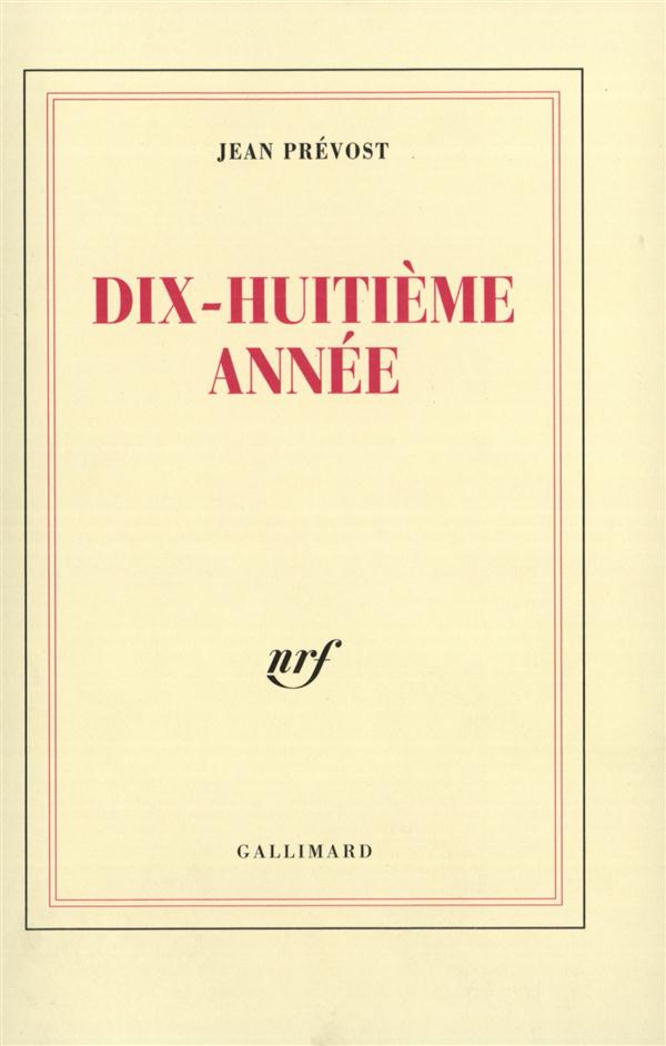 DIX-HUITIEME ANNEE