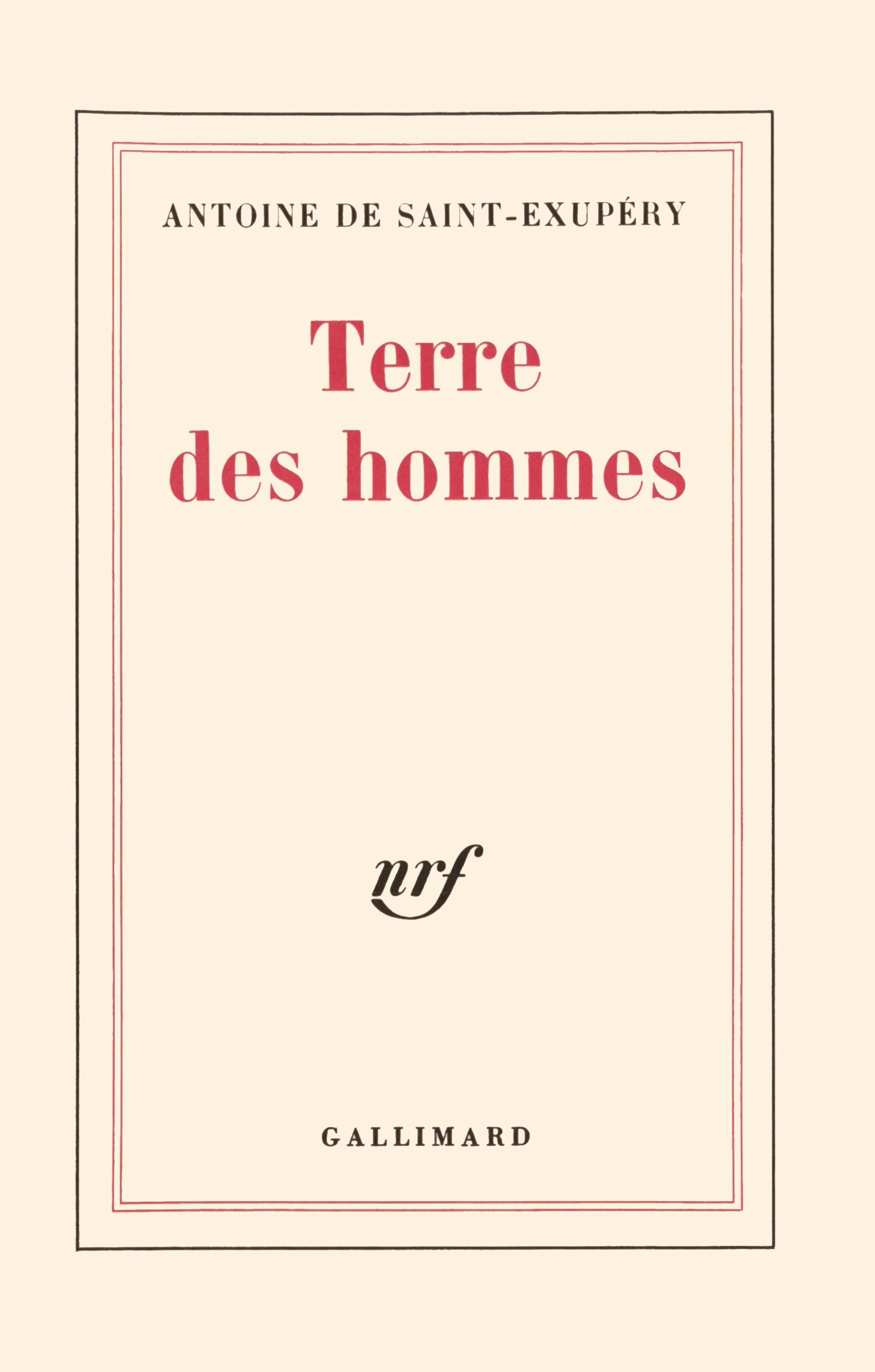 TERRE DES HOMMES