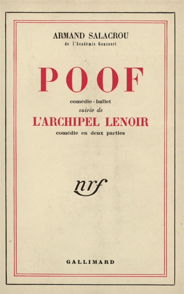 POOF / L'ARCHIPEL LENOIR