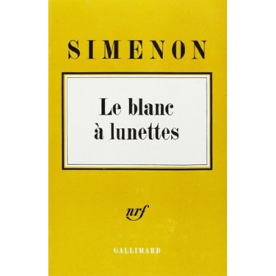 LE BLANC A LUNETTES