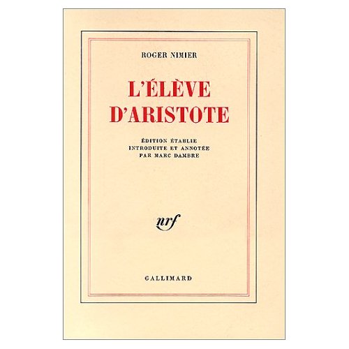 L'ELEVE D'ARISTOTE