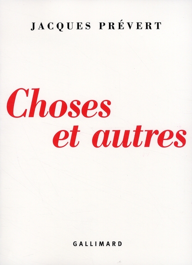 CHOSES ET AUTRES