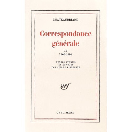 CORRESPONDANCE GENERALE (TOME 2-1808-1814)