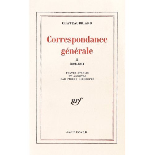 CORRESPONDANCE GENERALE - VOL02 - 1808-1814