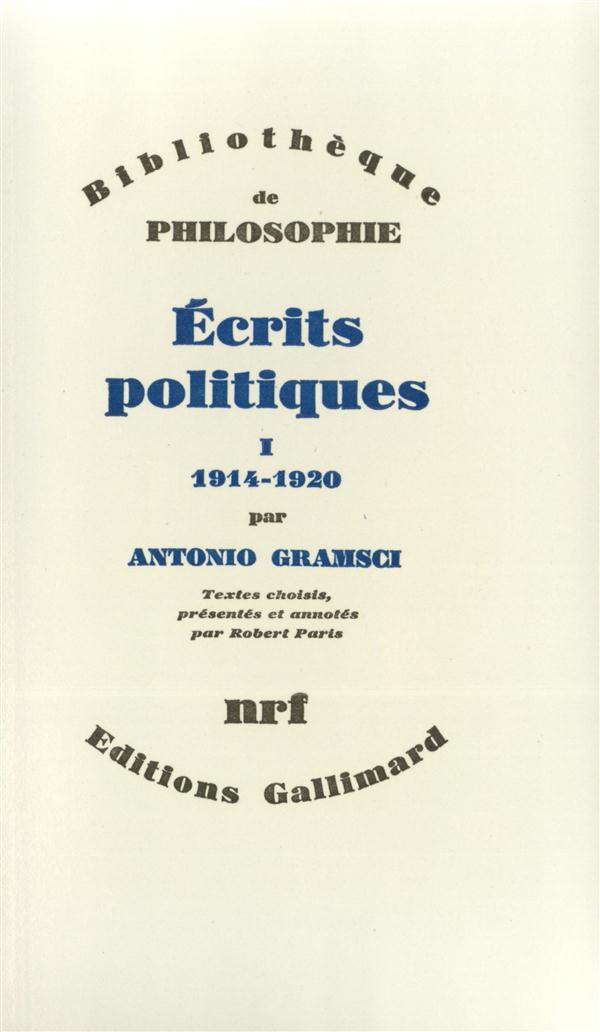 ECRITS POLITIQUES - VOL01 - 1914-1920