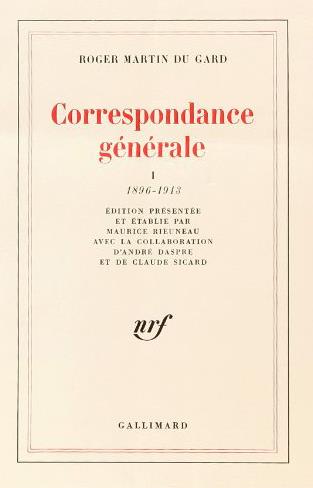 CORRESPONDANCE GENERALE - (1896-1918)