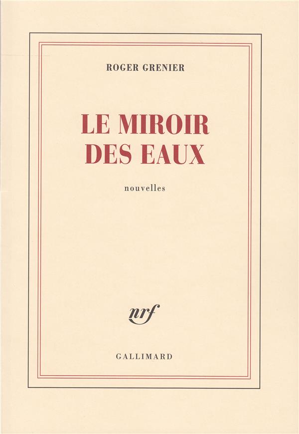 LE MIROIR DES EAUX