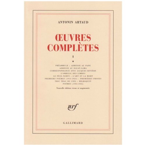 OEUVRES COMPLETES (TOME 1 VOLUME 1))