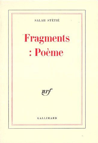 FRAGMENTS : POEME