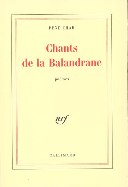 CHANTS DE LA BALANDRANE 1975-1977 - 1975-1977)