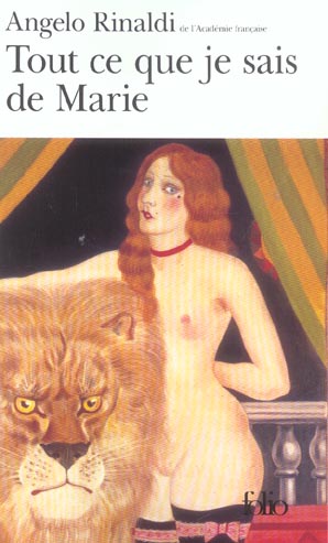 TOUT CE QUE JE SAIS DE MARIE