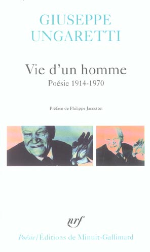 VIE D'UN HOMME - POESIE 1914-1970