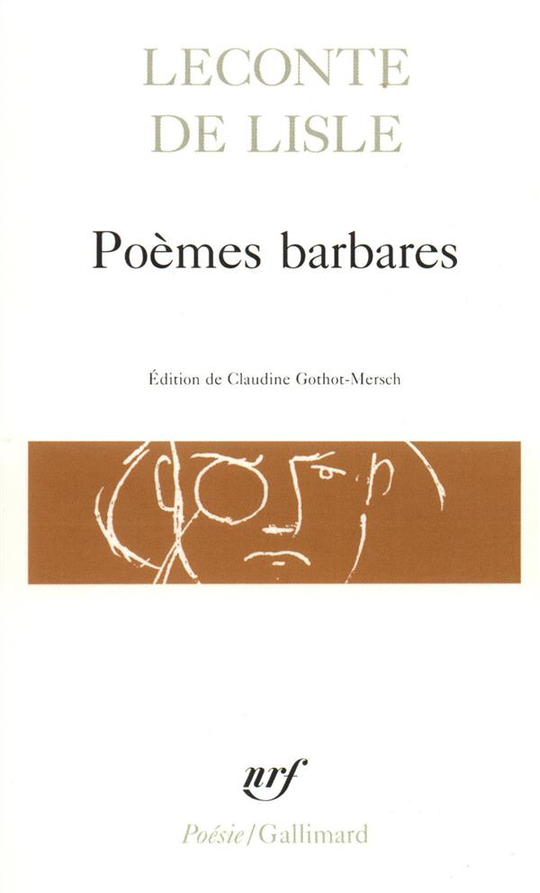 POEMES BARBARES
