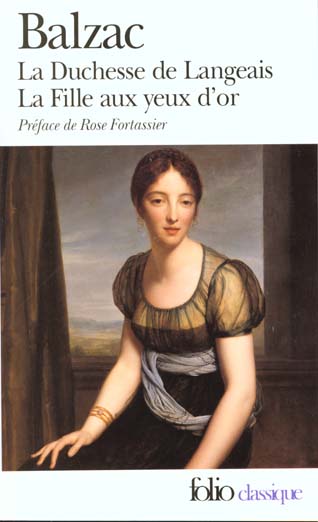 HISTOIRE DES TREIZE - LA DUCHESSE DE LANGEAIS - LA FILLE AUX YEUX D'OR