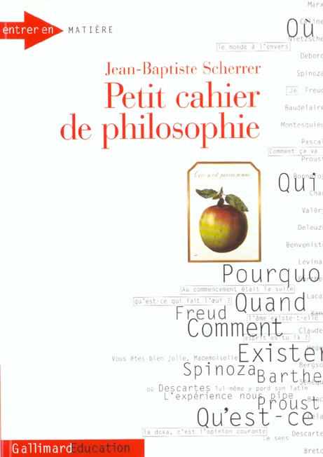 PETIT CAHIER DE PHILOSOPHIE