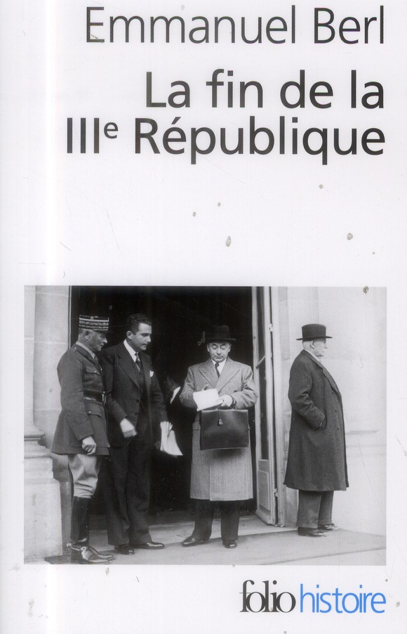 LA FIN DE LA III  REPUBLIQUE