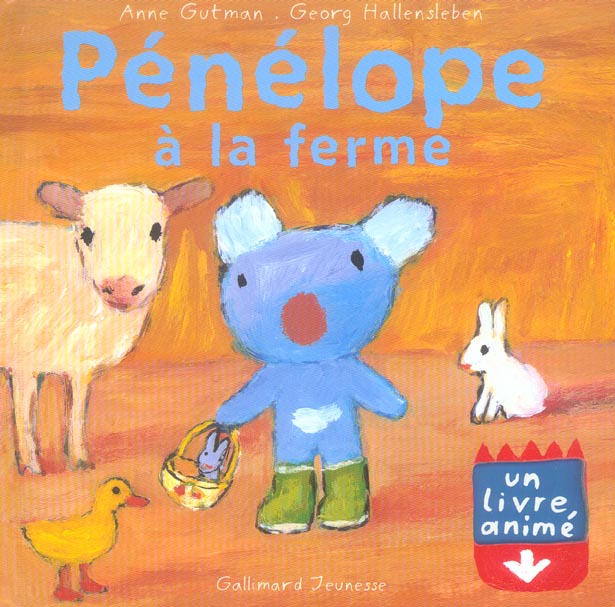 PENELOPE A LA FERME - UN LIVRE ANIME