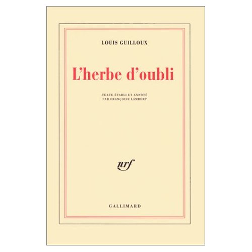 L'HERBE D'OUBLI