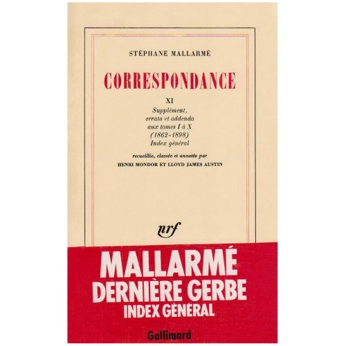 CORRESPONDANCE - VOL11