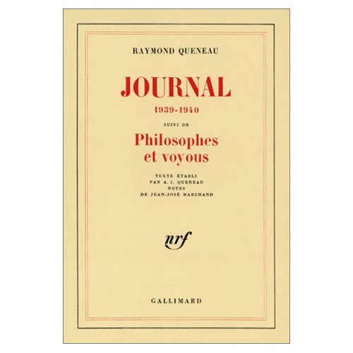 JOURNAL (1939-1940) / PHILOSOPHES ET VOYOUS