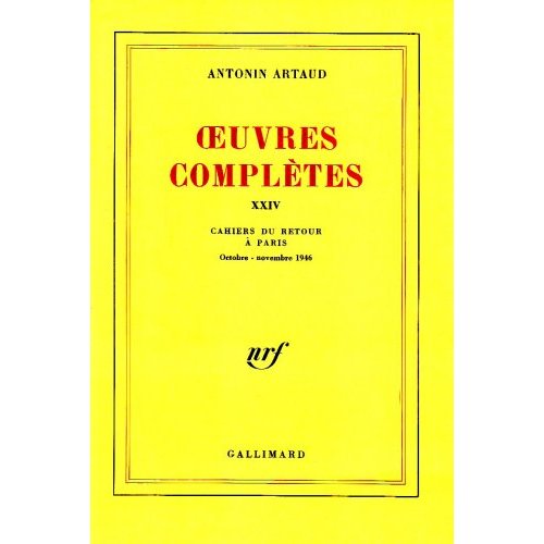 OEUVRES COMPLETES OCTOBRE-NOVEMBRE 1946