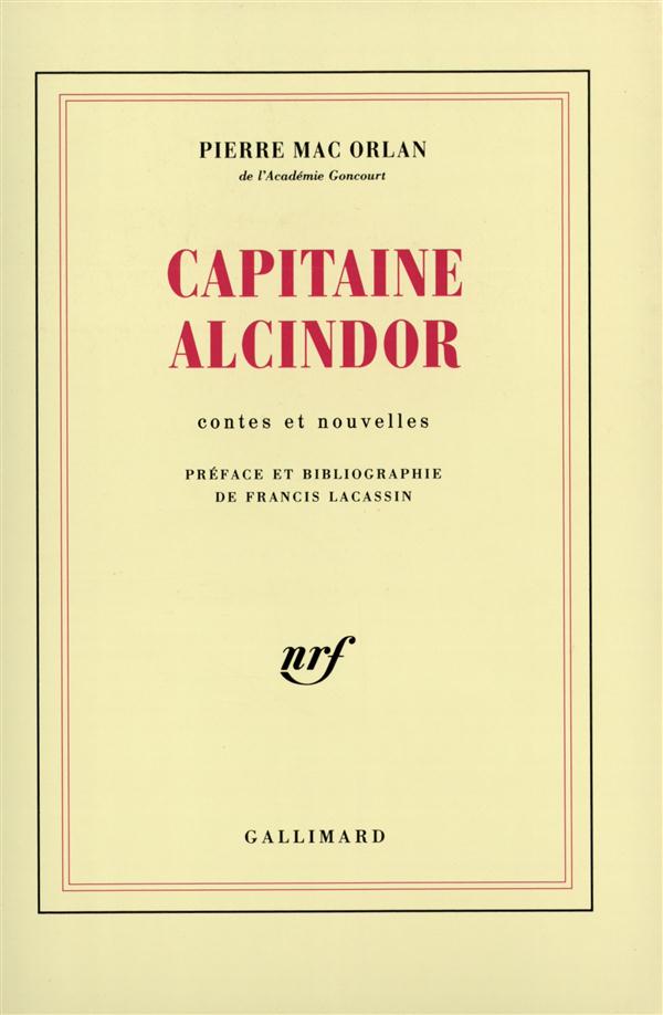 CAPITAINE ALCINDOR CONTES ET NOUVELLES