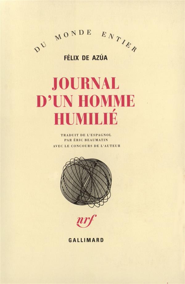 JOURNAL D'UN HOMME HUMILIE