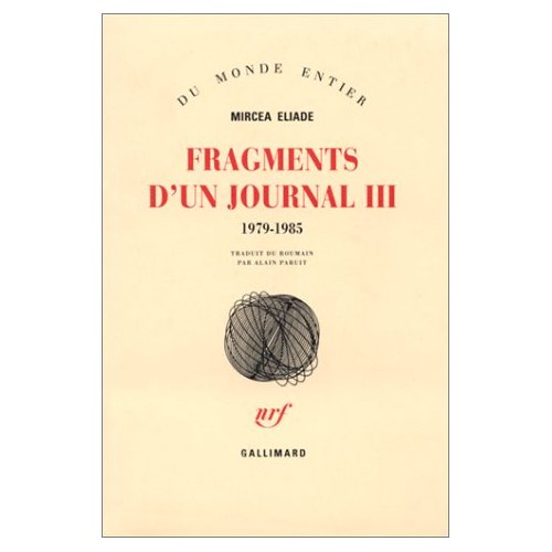 FRAGMENTS D'UN JOURNAL (TOME 3-1979-1985)