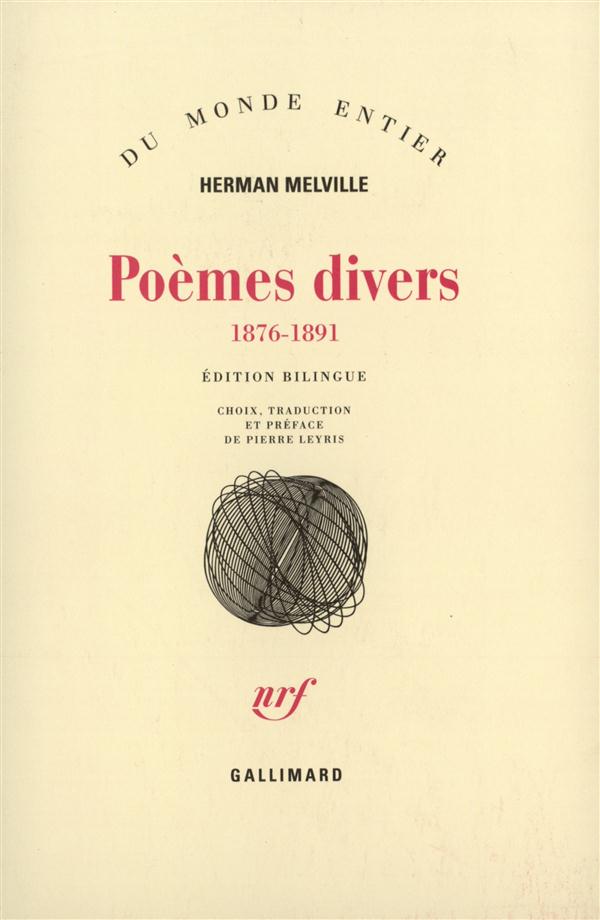 POEMES DIVERS - (1876-1891)