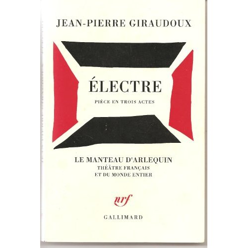 ELECTRE - PIECE EN TROIS ACTES
