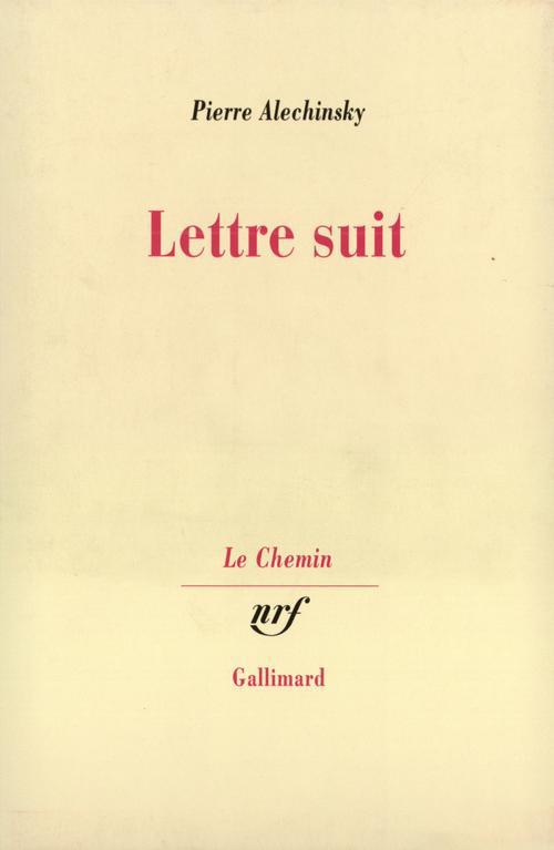 LETTRE SUIT