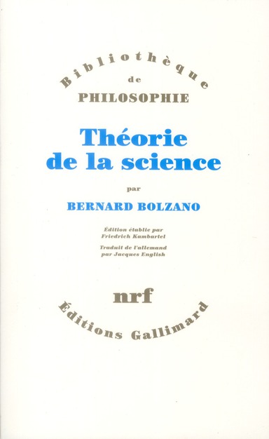 THEORIE DE LA SCIENCE