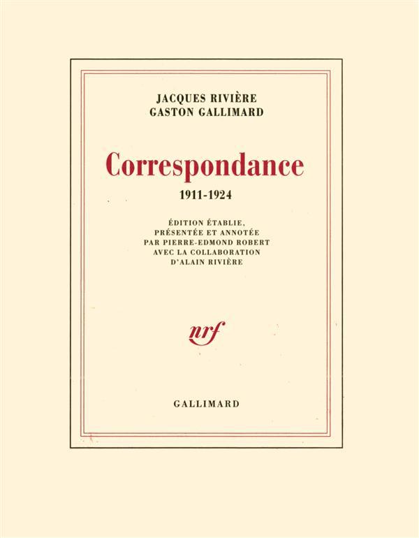 CORRESPONDANCE - (1911-1924)