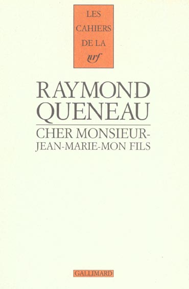 CHER MONSIEUR-JEAN-MARIE-MON FILS - LETTRES, 1938-1971