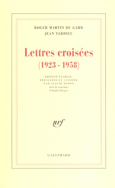 LETTRES CROISEES - (1923-1958)
