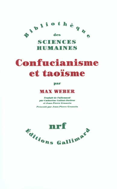 CONFUCIANISME ET TAOISME