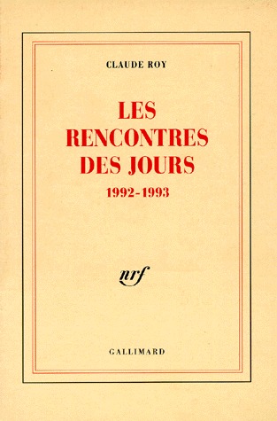 LES RENCONTRES DES JOURS - (1992-1993)