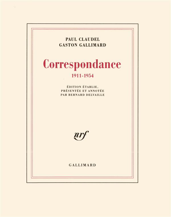 CORRESPONDANCE 1911-1954 - 1911-1954)