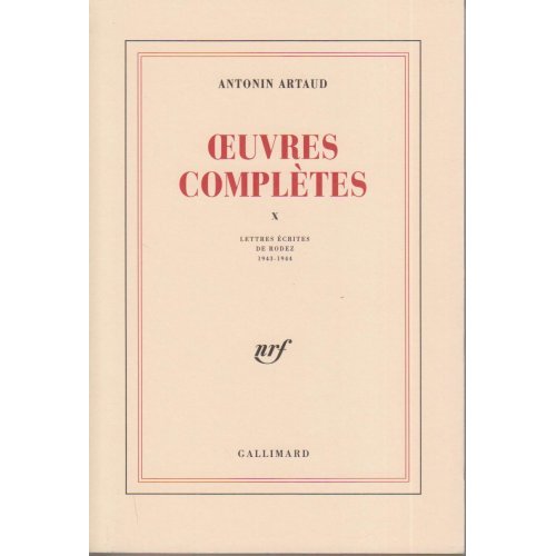 OEUVRES COMPLETES (TOME 10)