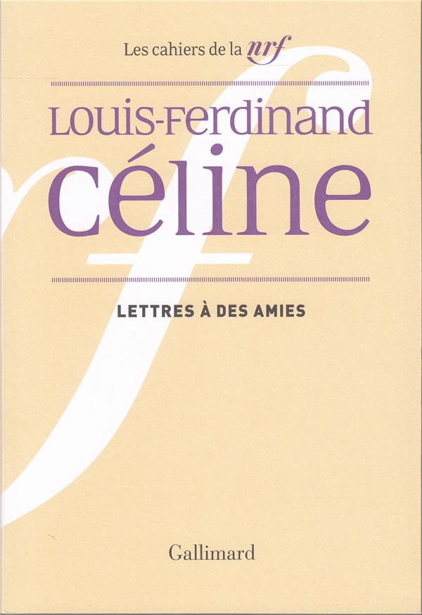 LETTRES A DES AMIES