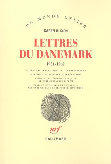 LETTRES DU DANEMARK - (1931-1962)