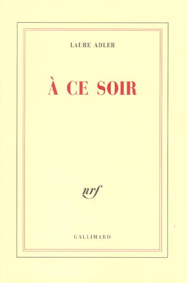 A CE SOIR
