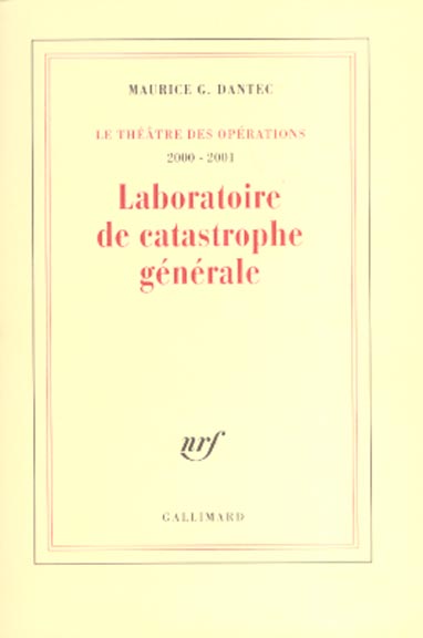 LE THEATRE DES OPERATIONS JOURNAL METAPHYSIQUE ET POLEMIQUE, 2000-2001 - JOURNAL METAPHYSIQUE ET POL