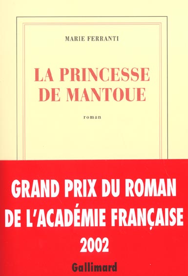 LA PRINCESSE DE MANTOUE ROMAN