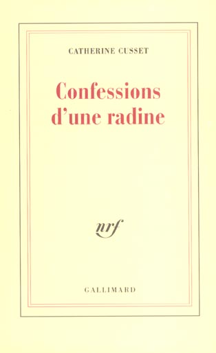 CONFESSIONS D'UNE RADINE