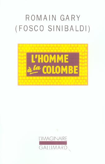 L'HOMME A LA COLOMBE