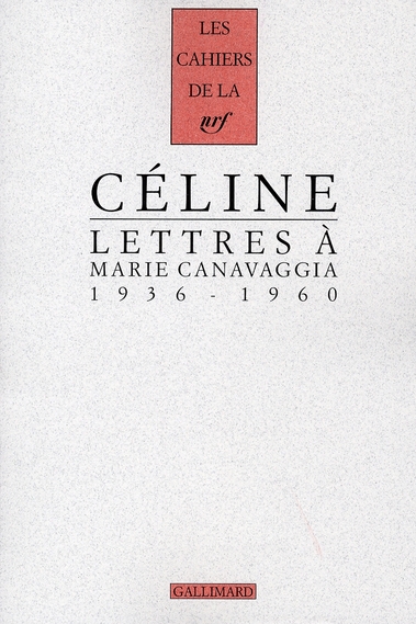 LETTRES A MARIE CANAVAGGIA - (1936-1960)